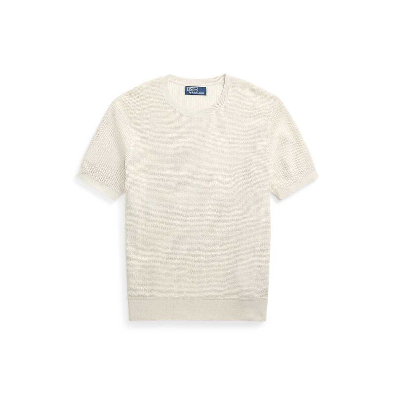 Polo Ralph Lauren Textured Linen Short-Sleeve Sweater image number 2